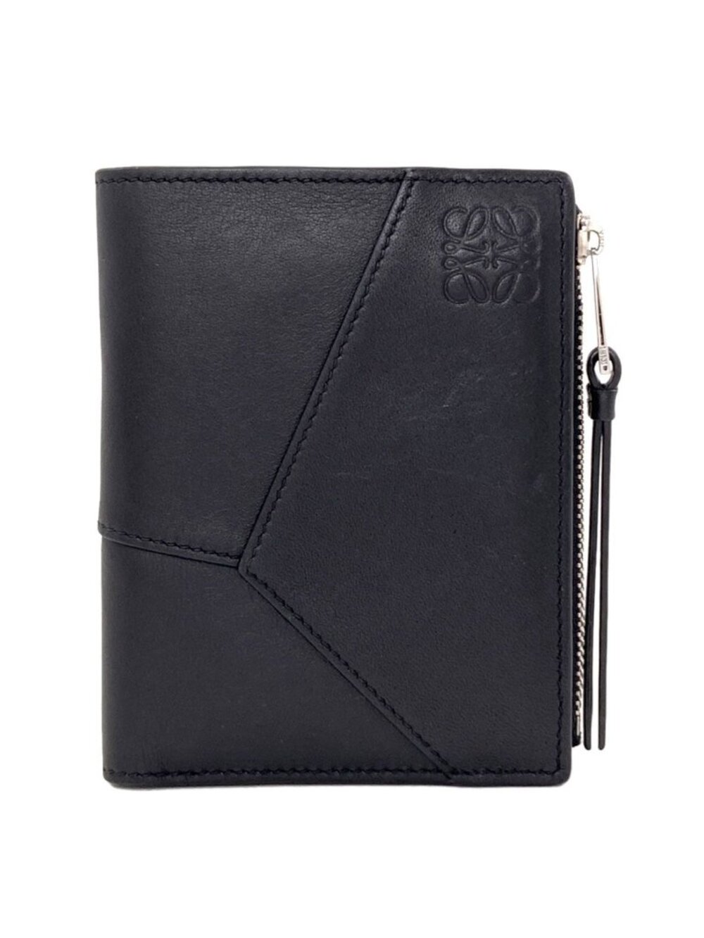 Loewe Puzzle Slim Compact Bifold Wallet Leather